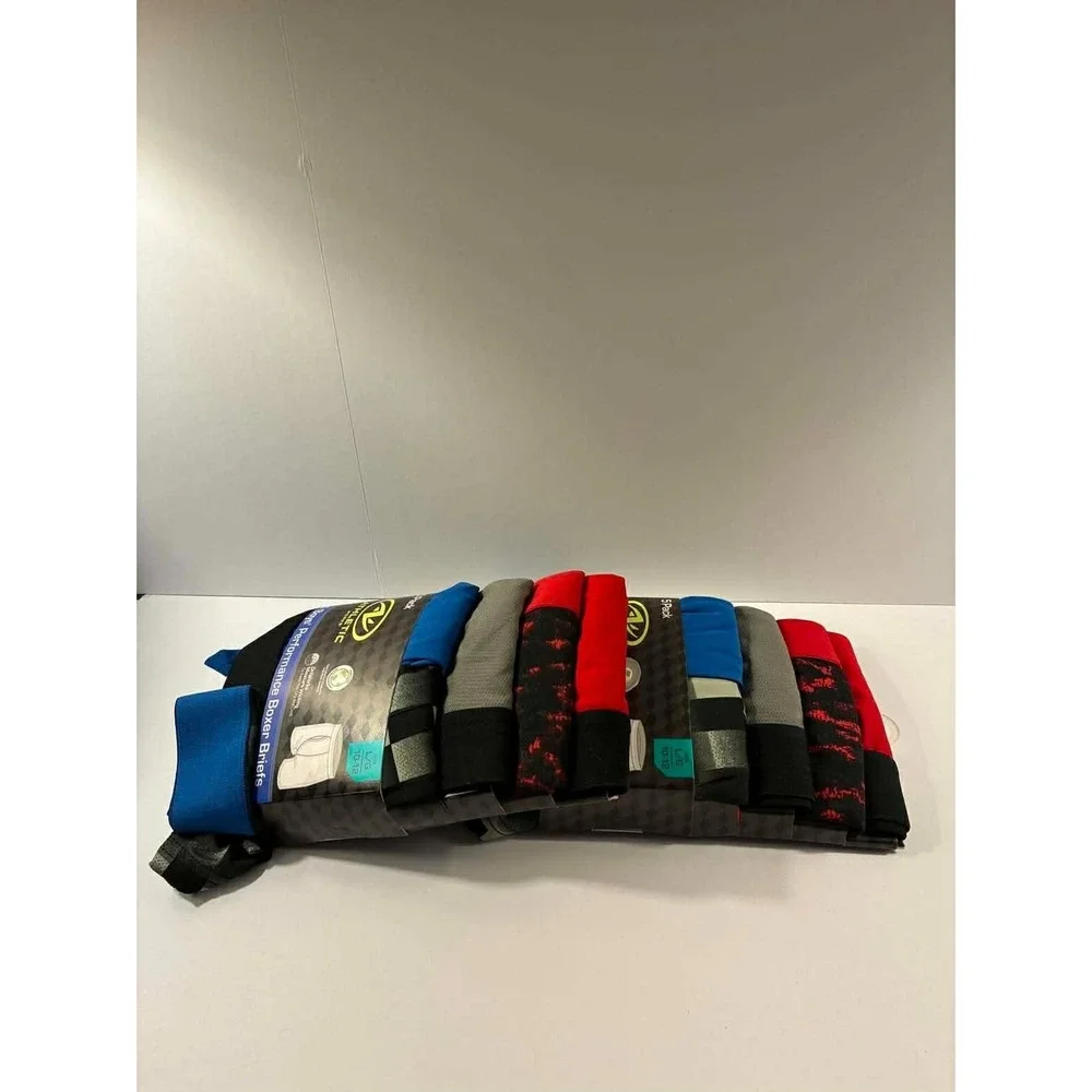 Athletic Works Boys 10 Pack Performance Boxer Briefs Size L/G 10-12